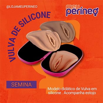 Vulva de Silicone - Semina Educativa